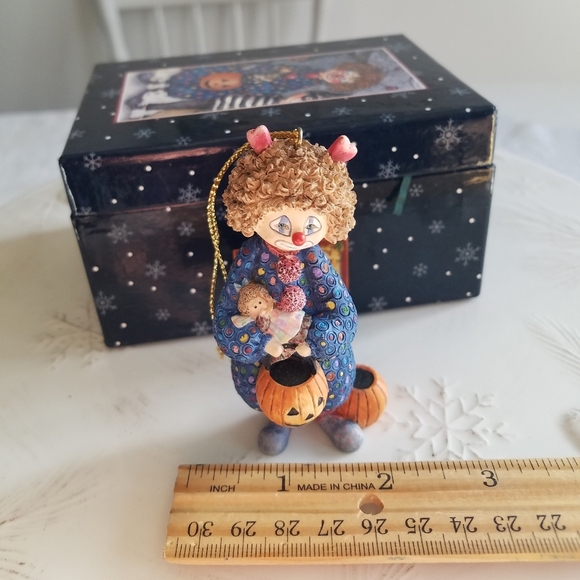 Lang and  Wise 1998 Ornaments Ceramic Sherri Buck Baldwin  Clowning Around - Picture 11 of 11